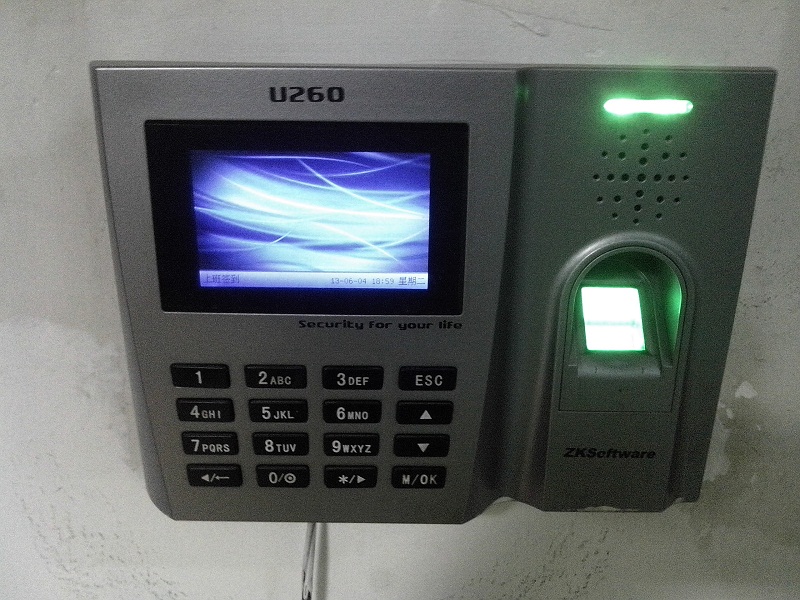 型号：北京中控科技(Zksoftware)全球指纹考勤机U260